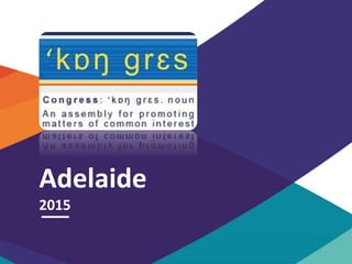 combining LEADR and IAMA 1
Adelaide
2015
 