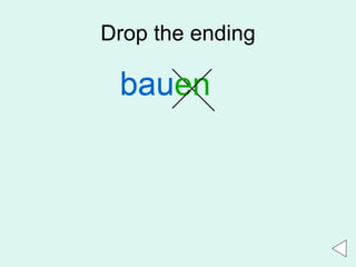 Drop the ending bau bau en 