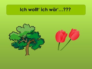 Ich wollt ich wär…Ich wollt‘ ich wär‘…???
 