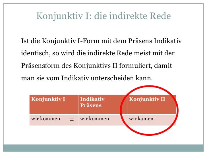 Konjunktiv I