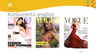 Konkurentu analīze www.vogue.com 