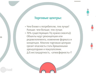 Маркетинг торговых центров: тенденции