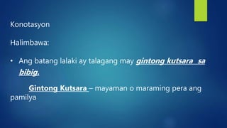 Konotasyon at denotasyon | PPTX
