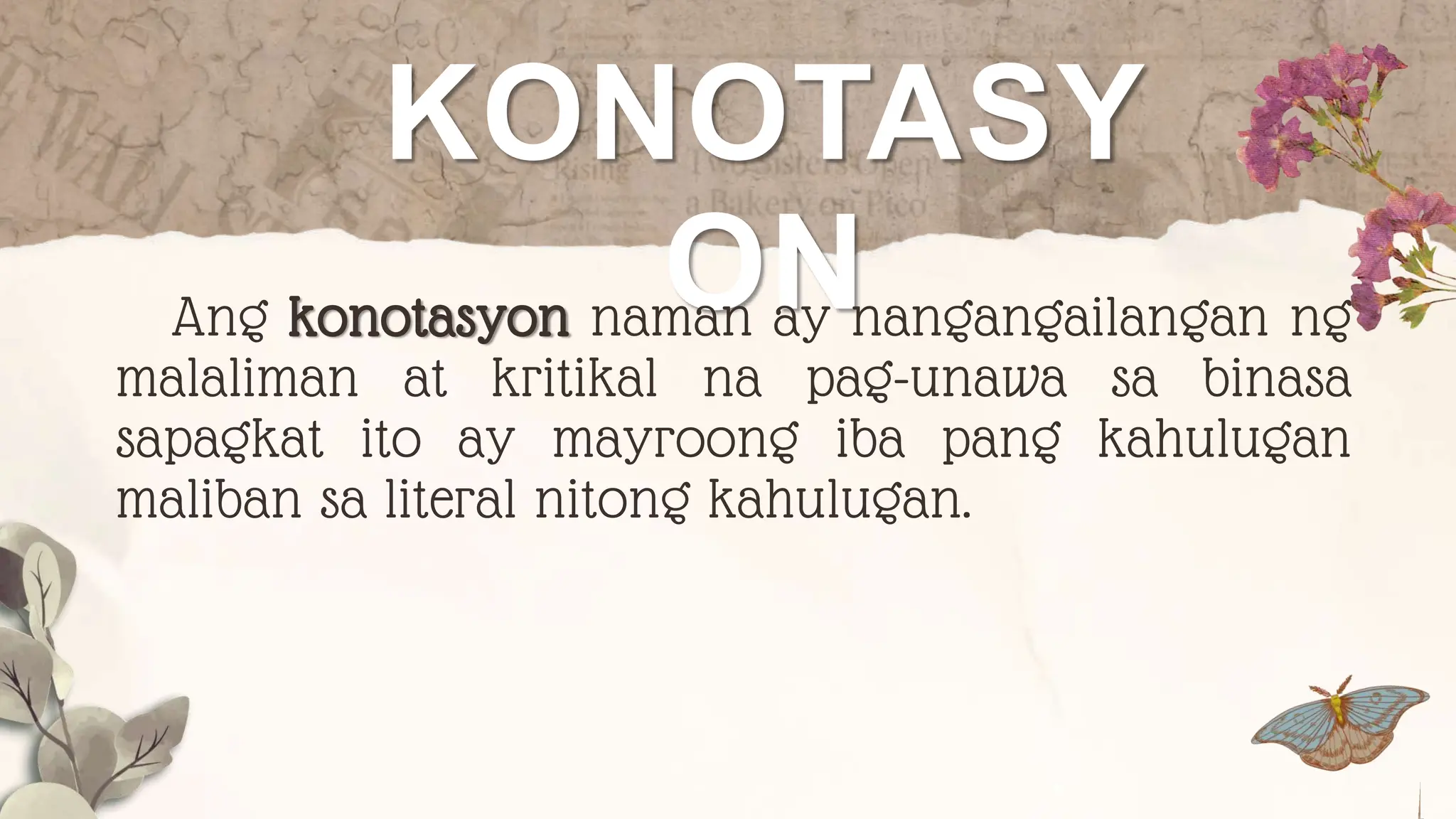 KONOTASYON AT DENOTASYON - WK16.pptx grade 9 | PPTX