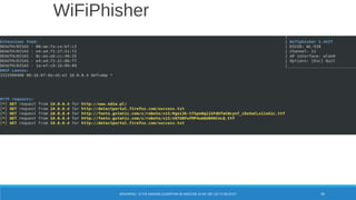 WiFiPhisher
WPA/WPA2 – IS THE HASHING ALGORITHM SO INSECURE AS WE ARE LED TO BELIEVE? 95
 