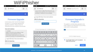 WiFiPhisher
96WPA/WPA2 – IS THE HASHING ALGORITHM SO INSECURE AS WE ARE LED TO BELIEVE?
 