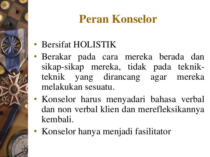 Konseling menurut pendekatan humanistik