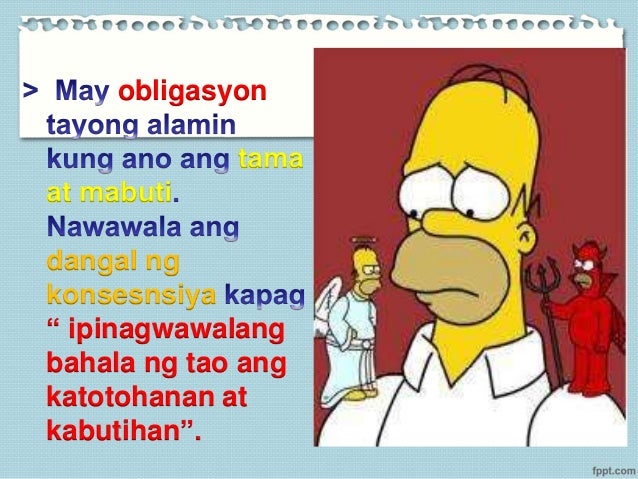 Bagay Na Maaaring Ipaliwanag Sa Konsensya - bagay tulala