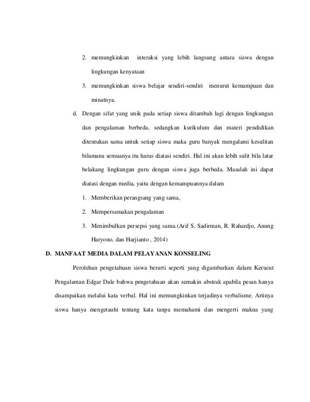 Konsep Dasar Media Bk