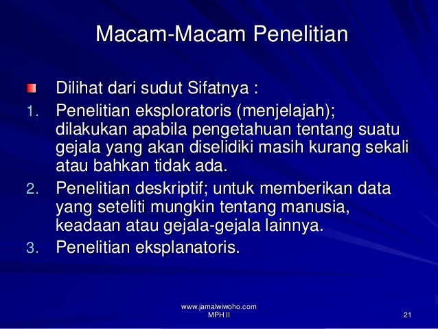Macam metode penelitian kualitatif Macam metode penelitian kualitatif