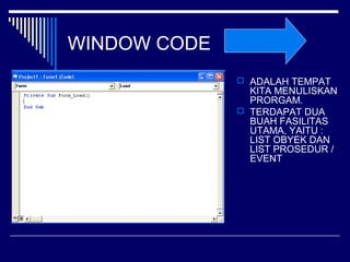 Konsep pemrograman dalam visual basic | PPT