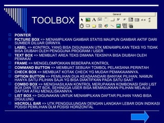 Konsep pemrograman dalam visual basic | PPT