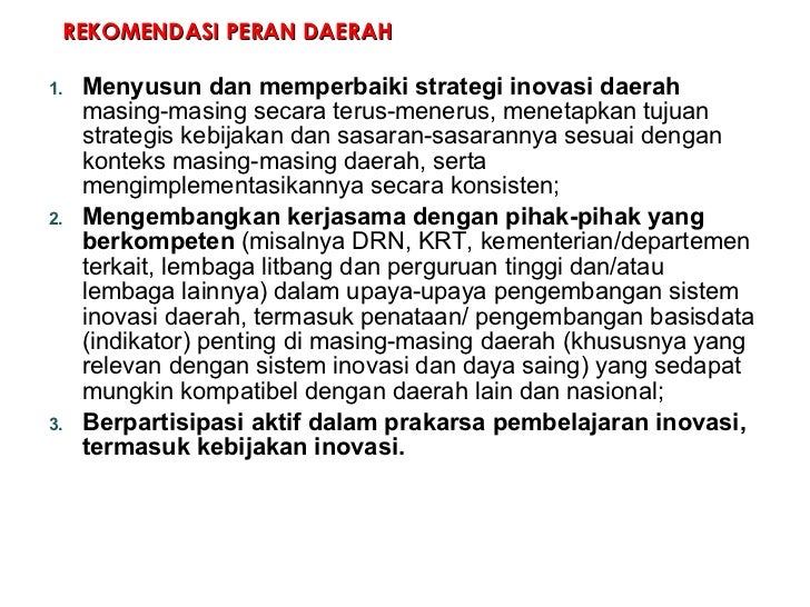 Pengenalan Konsep Sistem Inovasi Tatang A Taufik