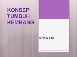 KONSEP
TUMBUH
KEMBANG
IRMA FM
 