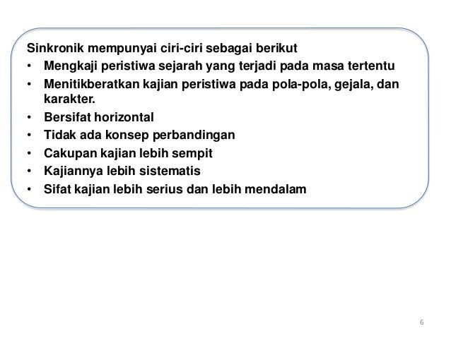 Konsep Diakronik Sinkronik Kausalitas Dan Periodisasi Sejarah