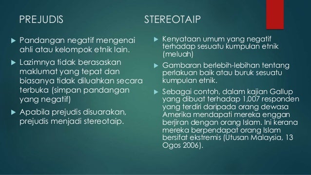 Contoh Stereotaip Di Malaysia - Voooty