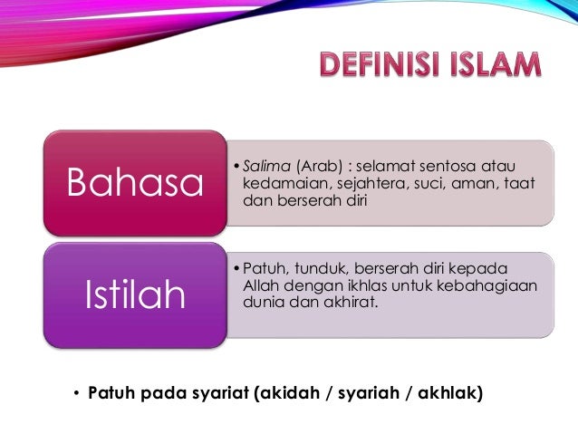 Konsep asas islam