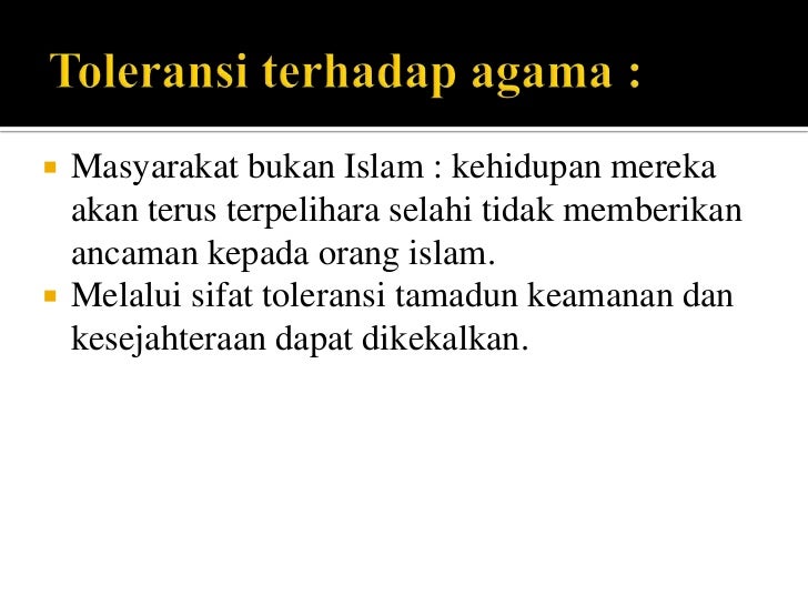Konsep Asas Tamadun Islam