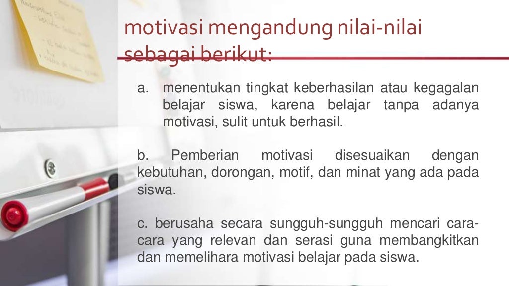 Konsep dan contoh stategi pembelajaran yang memotivasi