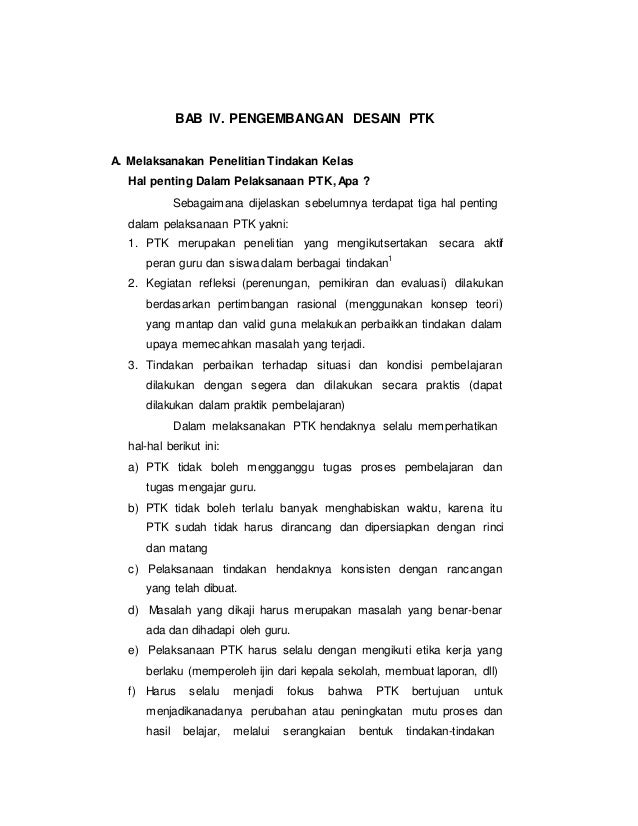 Konsep dan karakteristik penelitian tindakan kelas