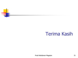 Terima Kasih
Prodi Kebidanan Magetan 31
 