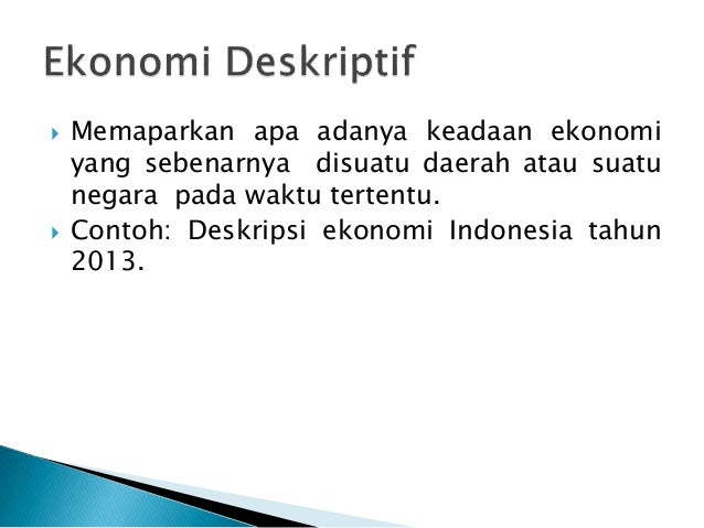 Konsep dasar ilmu ekonomi (2)