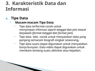 Format Data Komplit Analisis Mendalam Konsep Dasar dan Komponen Utama dalam Sistem ...