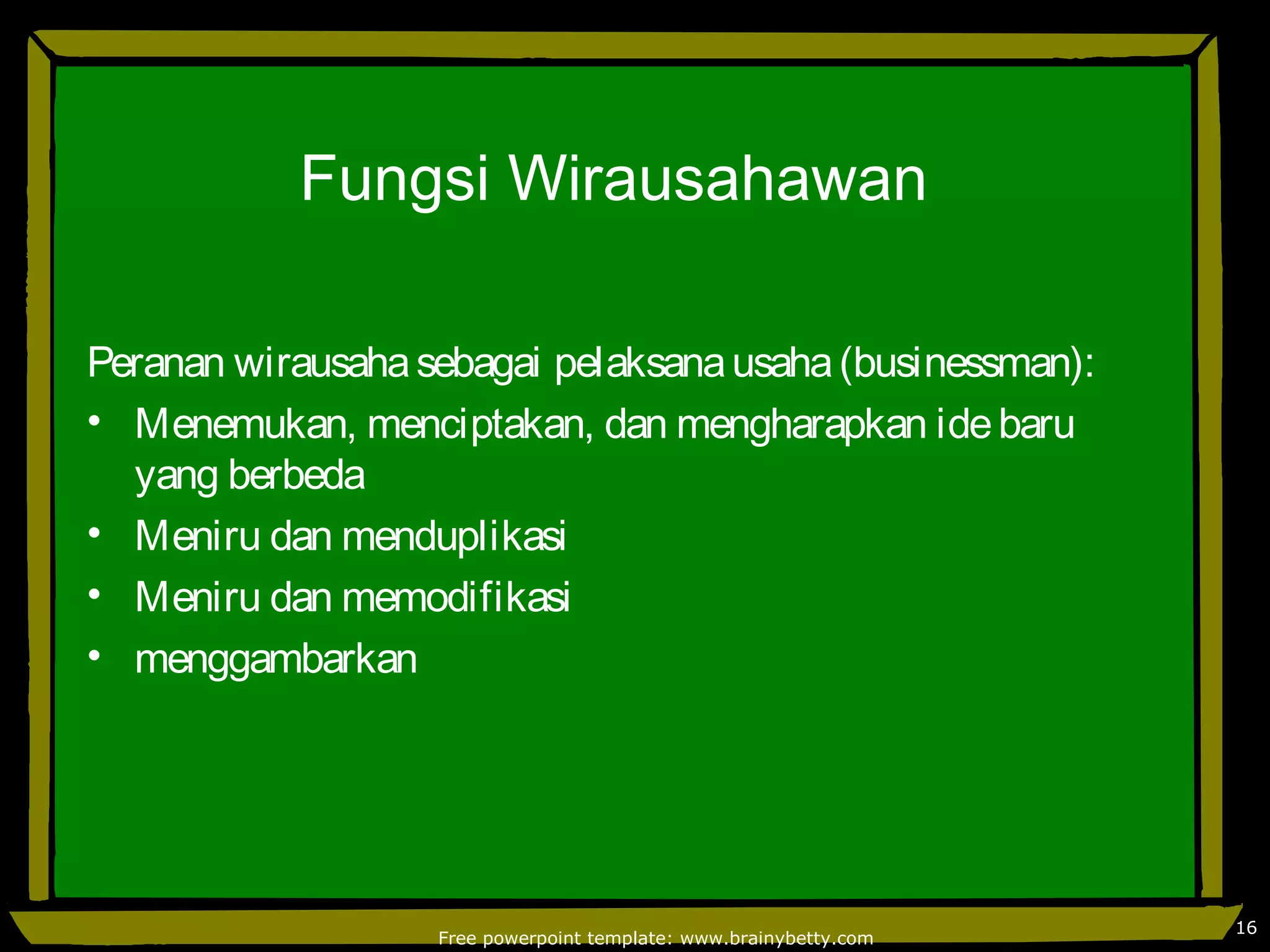 Konsep Dasar Kewirausahaan PPT Konsep dasar kewirausahaan ppt