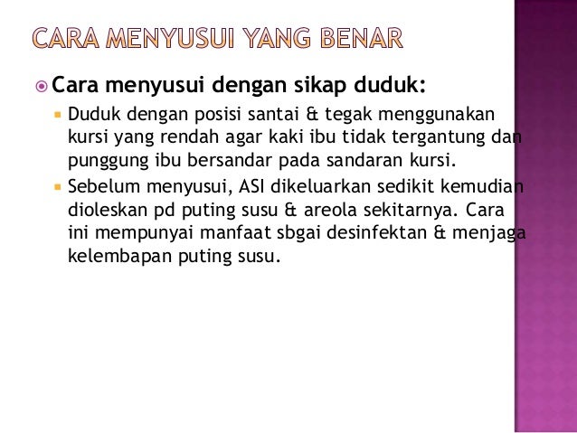 Konsep dasar menyusui