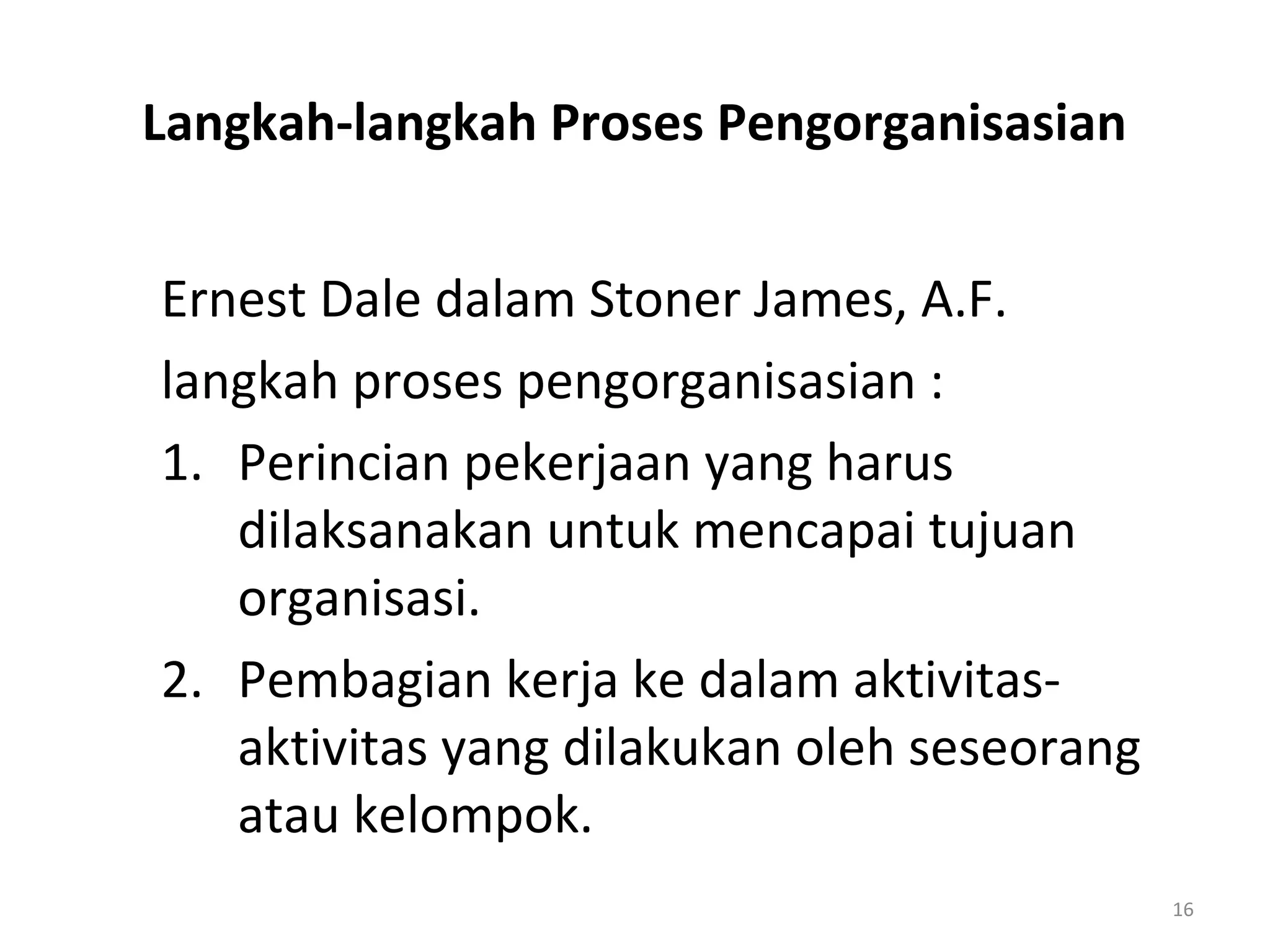 Konsep Dasar Organisasi | PPT