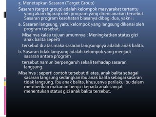 Targetan Program Konsep dasar perencanaan & penganggaran terpadu (p2 kt) | PPT