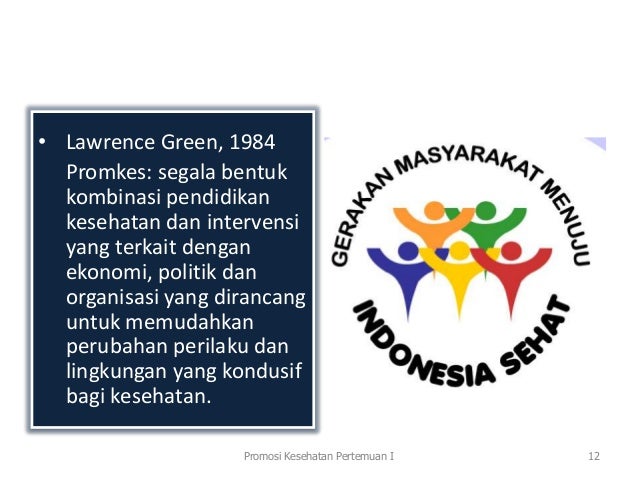 Konsep dasar promkes