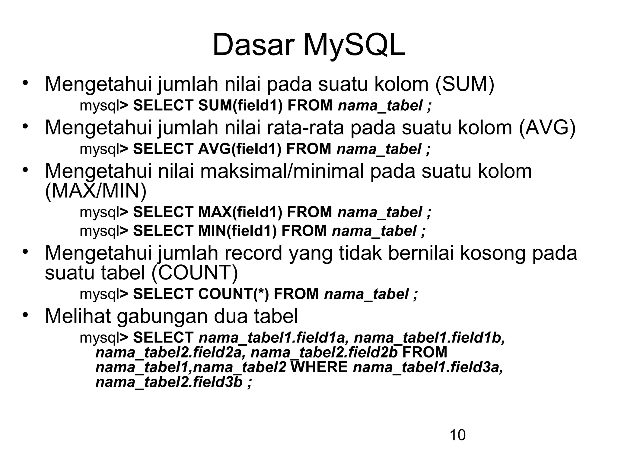Konsep dasar sistem basis data | PPT