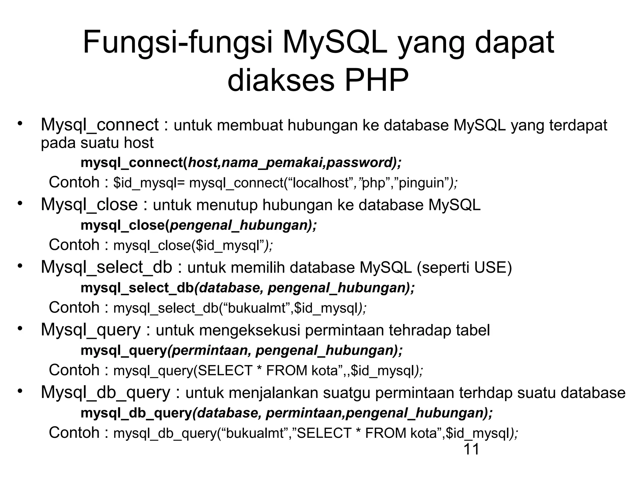 Konsep dasar sistem basis data | PPT