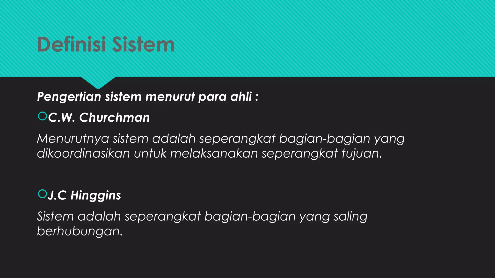 Konsep Dasar Sistem dan Sistem Informasi | PPT
