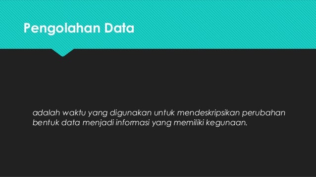 Konsep Dasar Sistem dan Sistem Informasi