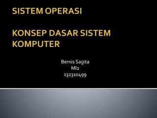 Bernis Sagita
MI2
132310499
 