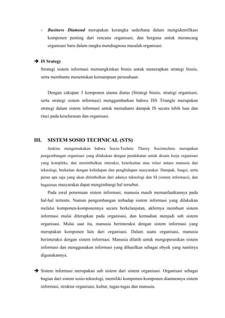 Konsep Data dan Informasi (Dikar Model, ISS Triangle, Socio Technical ...