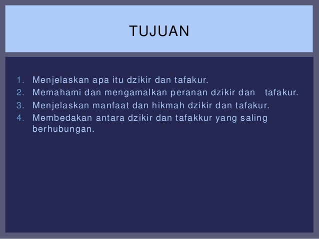 Konsep Dzikir Tafakkur Tujuan 6 Pengertian Kata Gambar