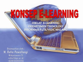 Konsep e learning