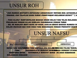 Muhammad Roh Konsep fitrah dalam kehidupan manusia | PPTX