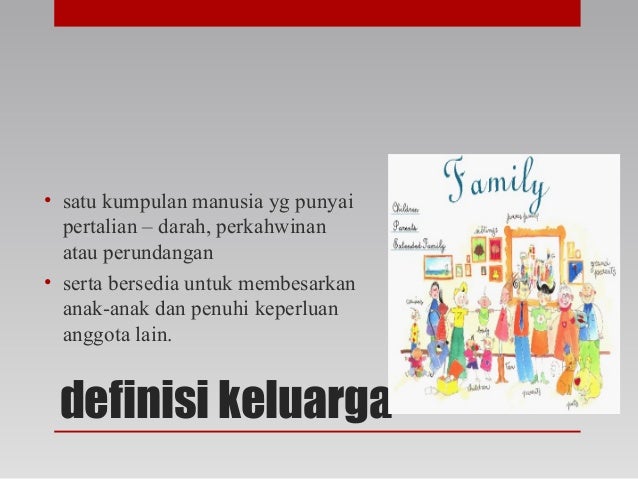 Konsep Institusi Keluarga