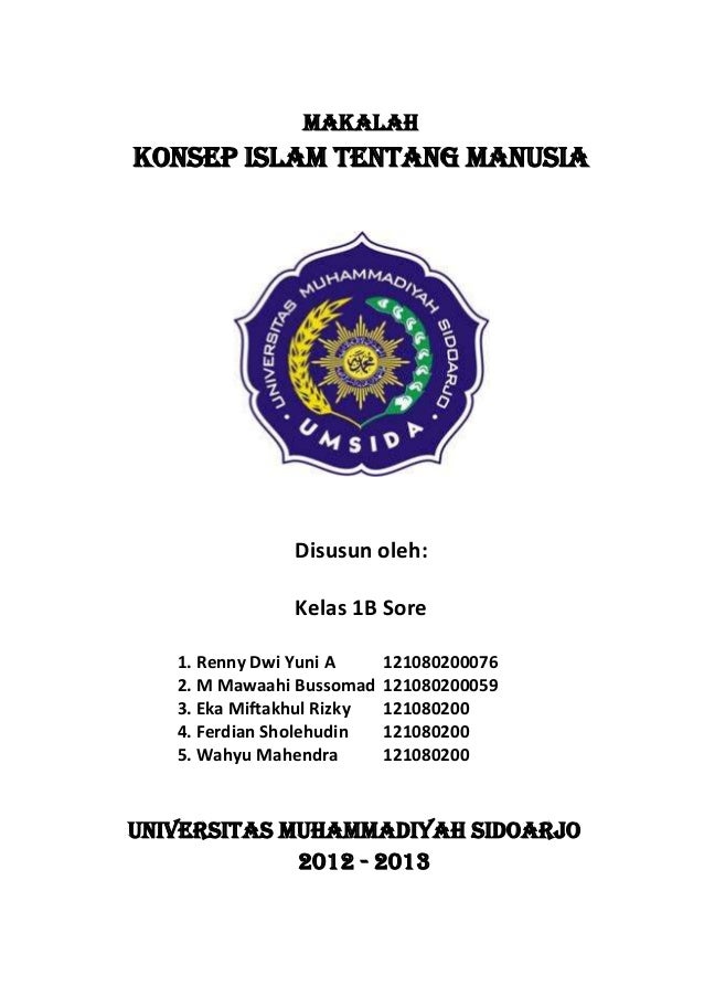 makalah kejadian Konsep islam tentang manusia makalah kejadian Konsep islam tentang manusia