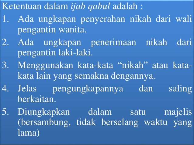 Konsep kafa'ah, syarat dan rukun nikah, mahar