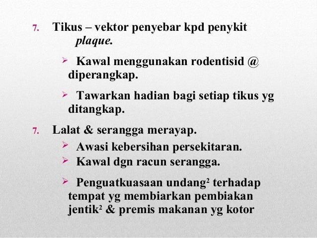 Konsep Kawalan Dan Pencegahan Penyakit Berjangkit