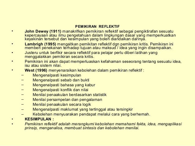 Konsep Kemahiran Berfikir