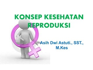 KONSEP KESEHATAN
REPRODUKSI
Asih Dwi Astuti., SST.,
M.Kes
 