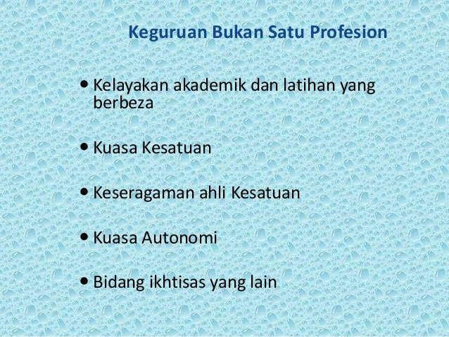 Konsep mengajar sebagai satu profesion (2)