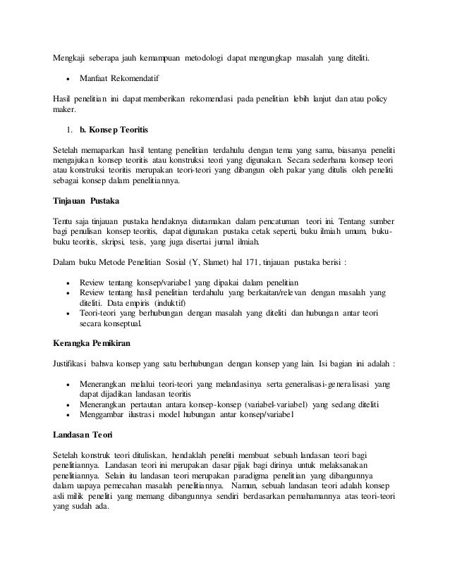 Konsep Menyusun Laporan Penelitian