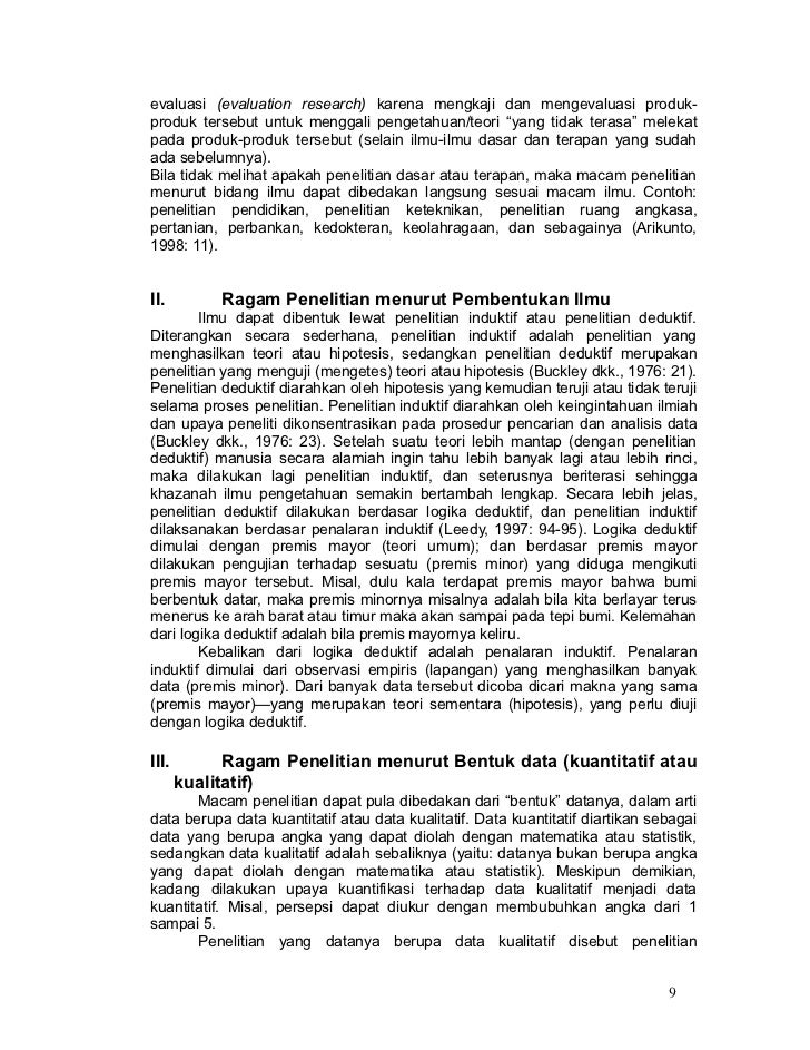 Konsep metodologi penelitian